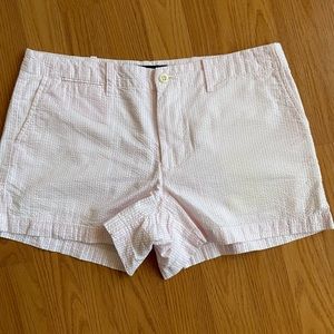 Ralph Lauren Pink seersucker 3” shorts